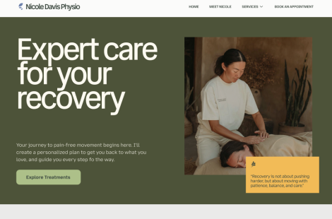 Physiotherapist Treatments